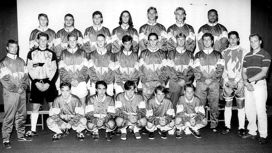 1992 Pierce College Men's Soccer team photo
