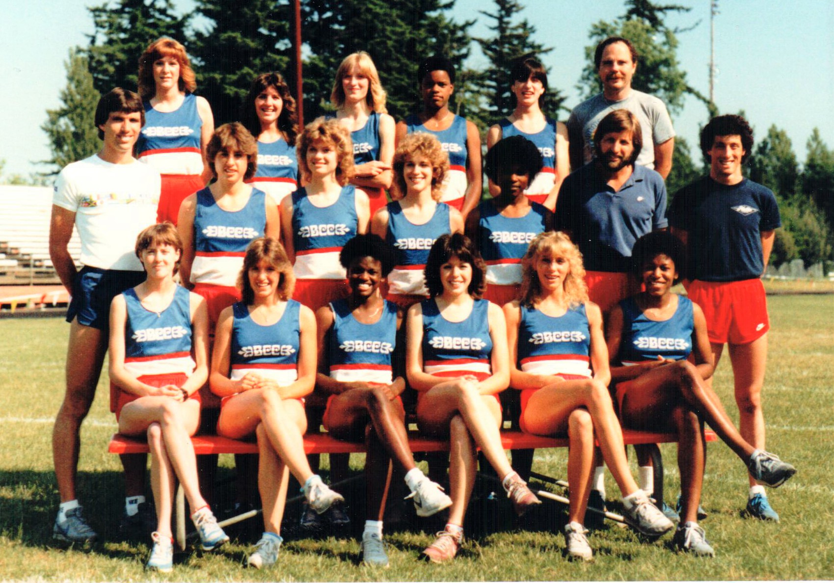 1983 Bellevue College Women's Track & Field Team photo