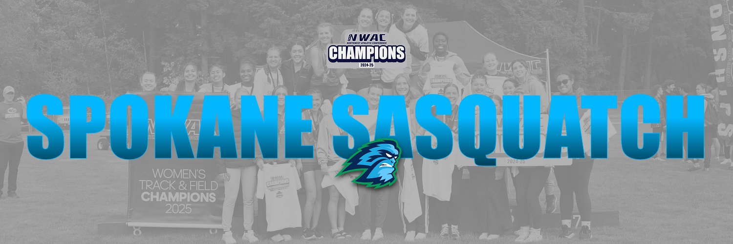 Champion banner: Spokane Women's Track & Field Team Champions