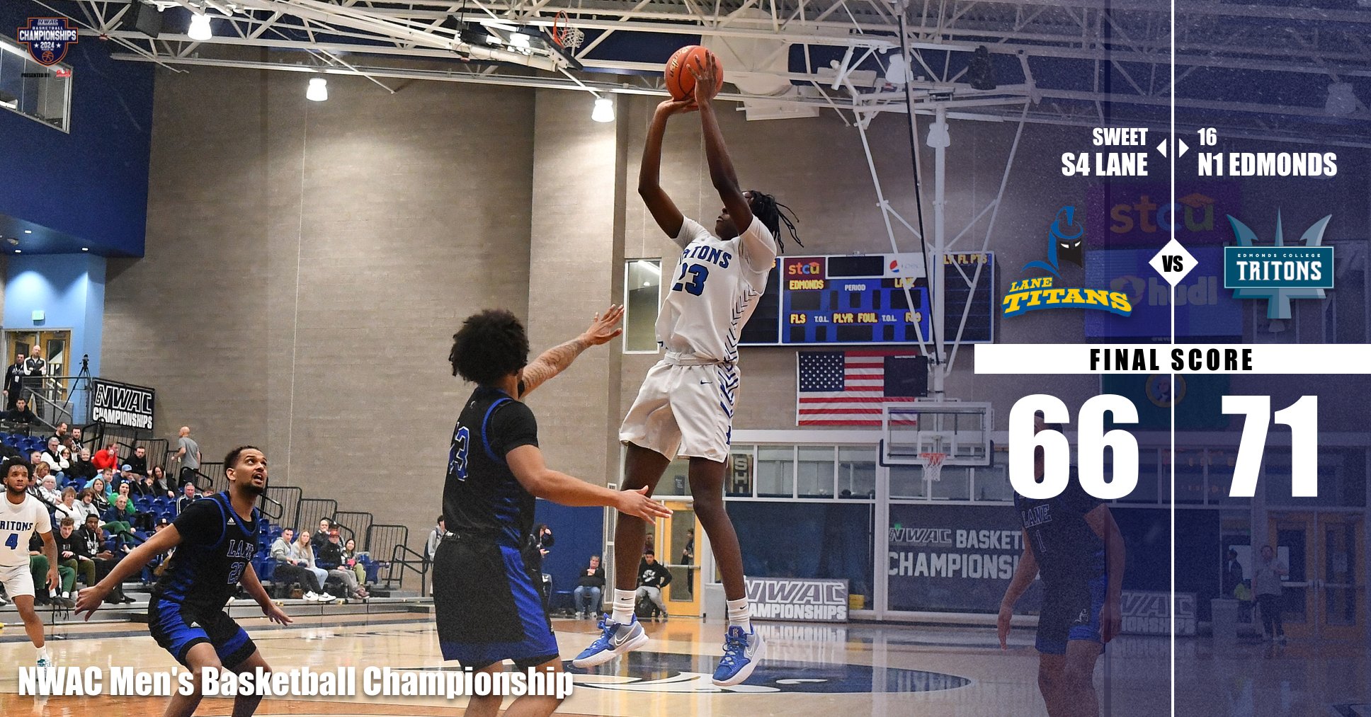 Edmonds Bounces Back In Second Half to Best Lane 71-66 in Sweet 16