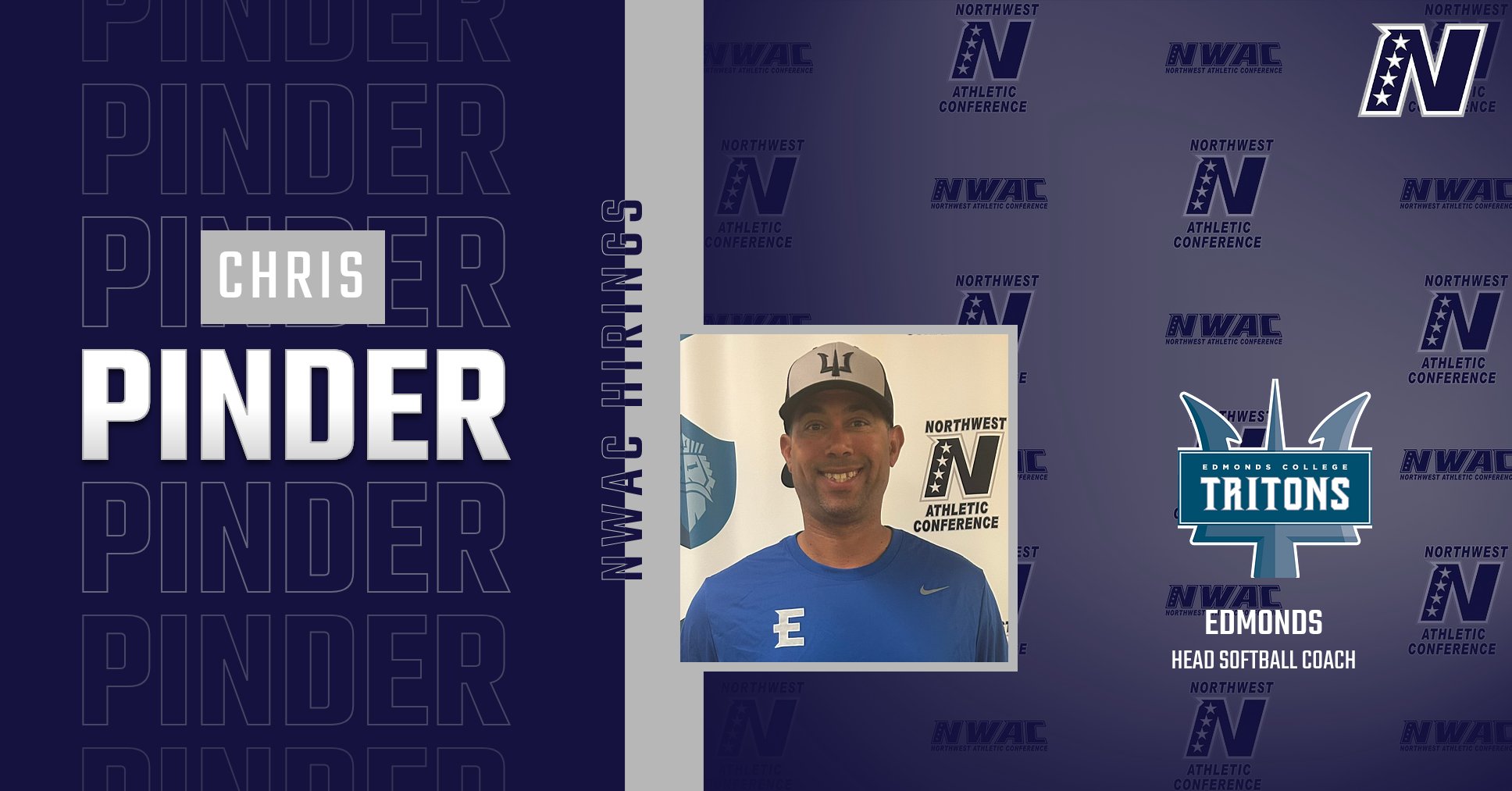 Chris Pinder named new head softball coach at Edmonds College