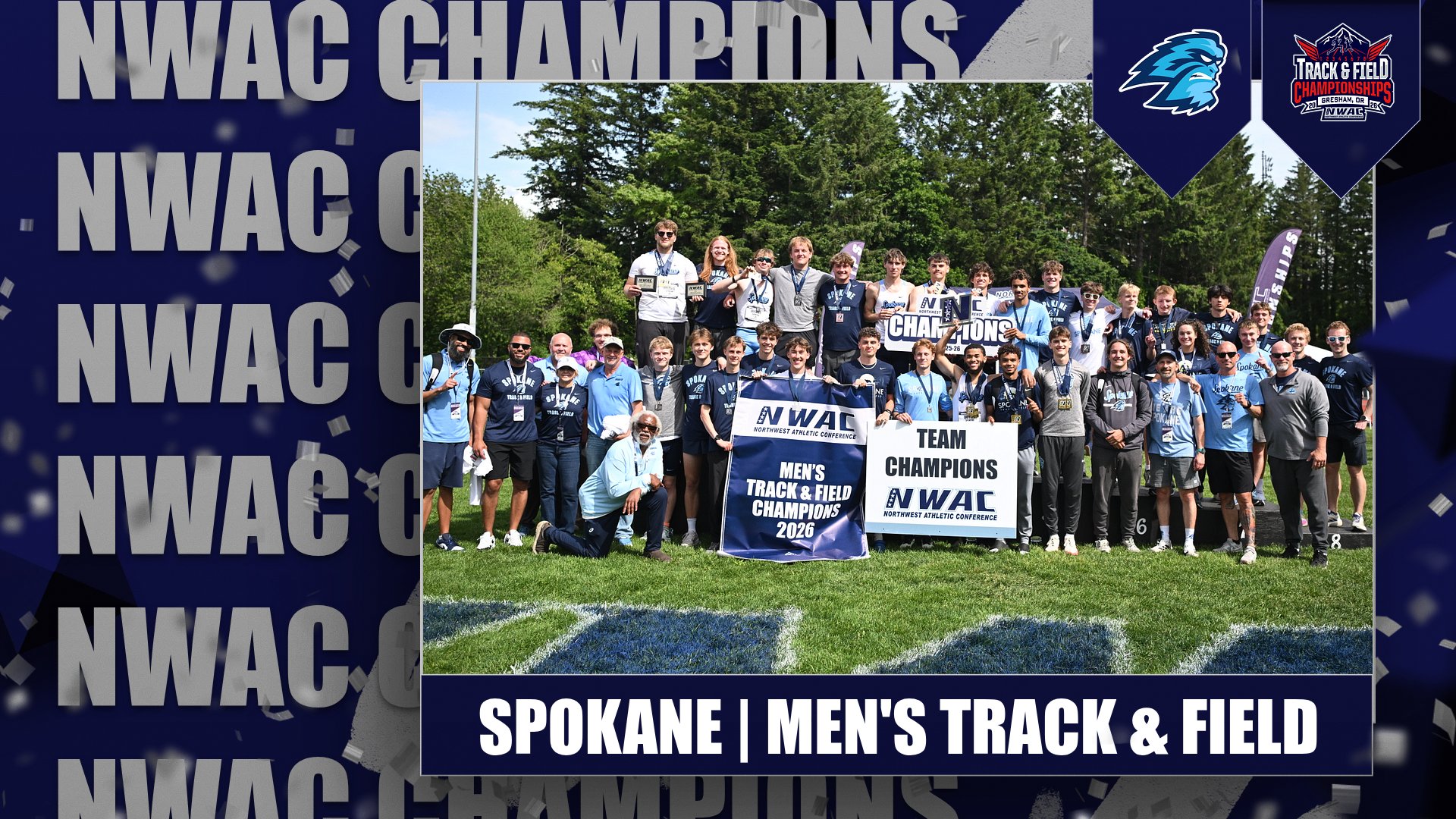 Spokane Dominates for 34th NWAC Men's Track &amp; Field Championship
