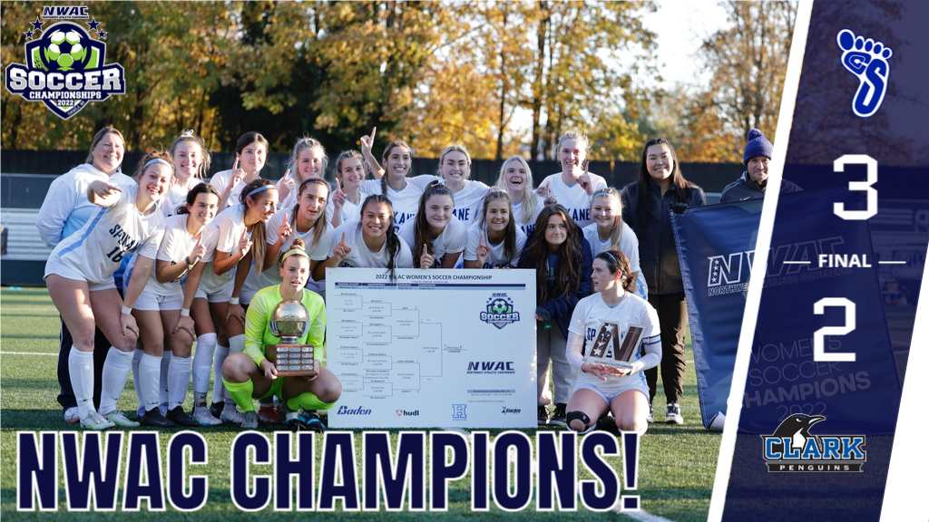 Spokane Scores 3 Unanswered Goals to Win Women&rsquo;s Soccer Championship 3-2 Over Clark